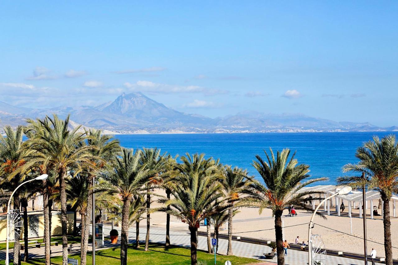 San Juan Beach Apartment With Ac And Views Alicante Exteriör bild